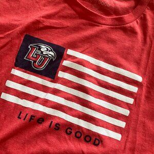 Life Is Good Crew Tee Liberty Univ